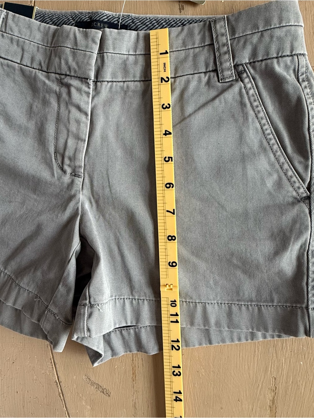 J. Crew Women's Light Gray Chino Shorts - Picture 4 of 8